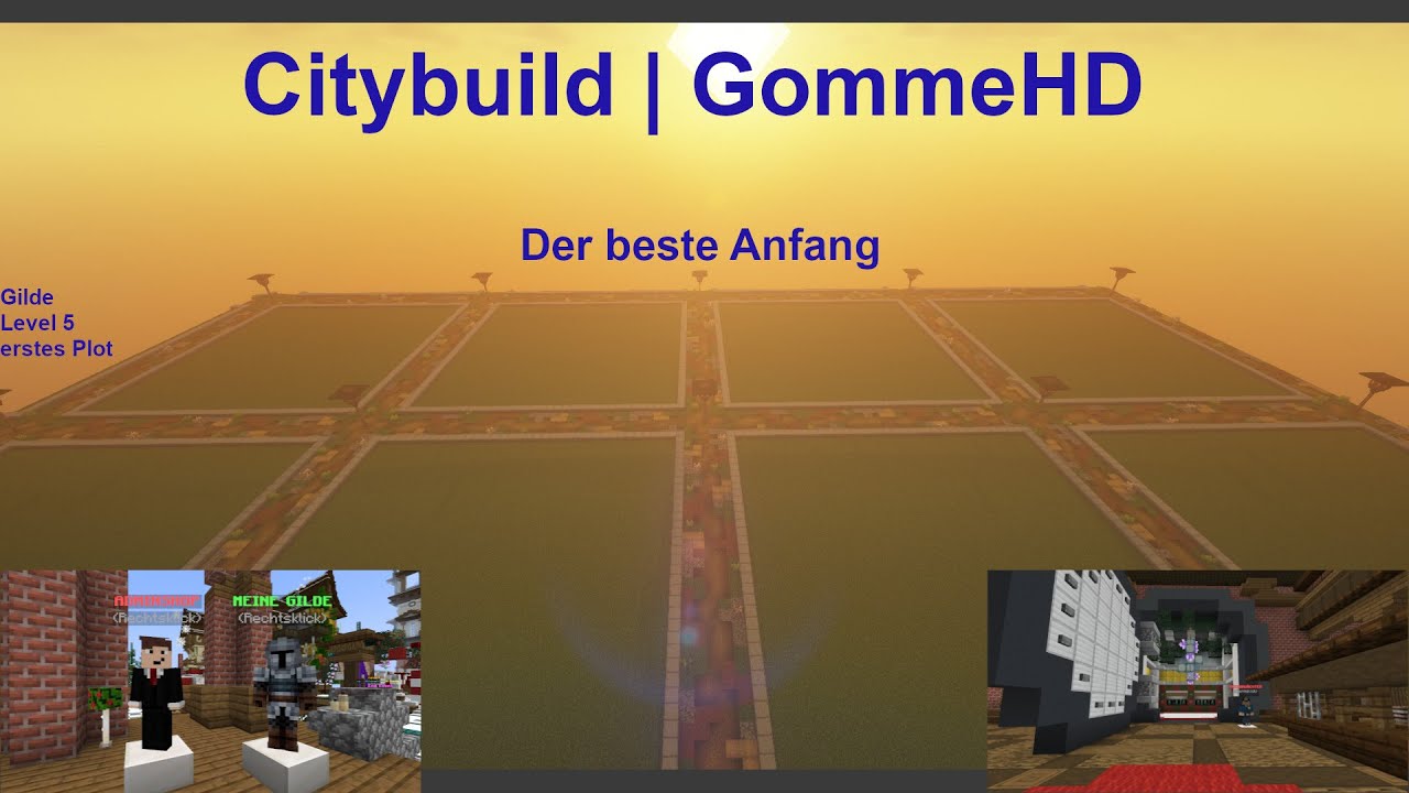 GommeHD Citybuild | Der beste Anfang #01 - YouTube