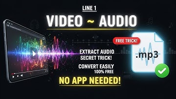 Convert Video to Audio Without Any App! (100% FREE & Easy Method)