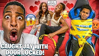 CAUGHT JAY AND MIMI IN THE ROOM WITH DOOR LOCKED!?