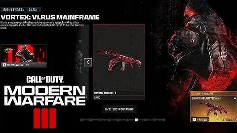 🟣VORTEX:VIRUS MAINFRAME EVENT ON MW3#mw3