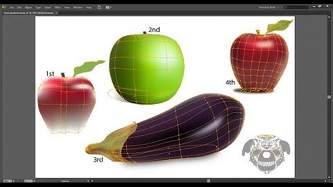 Gradient Mesh Tool Video by Allie Hanlon