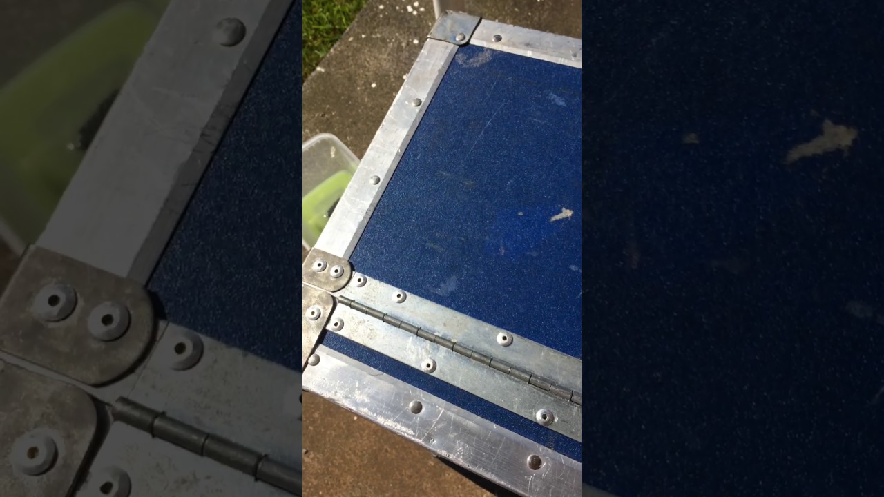 Removing Paint and Residue from Flight Cases