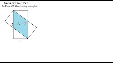 355. Overlapping rectangles.