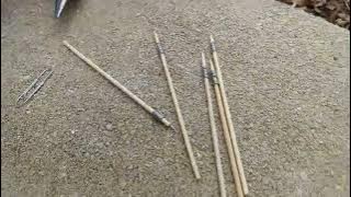 bamboo skewer dart for my crossbow gun