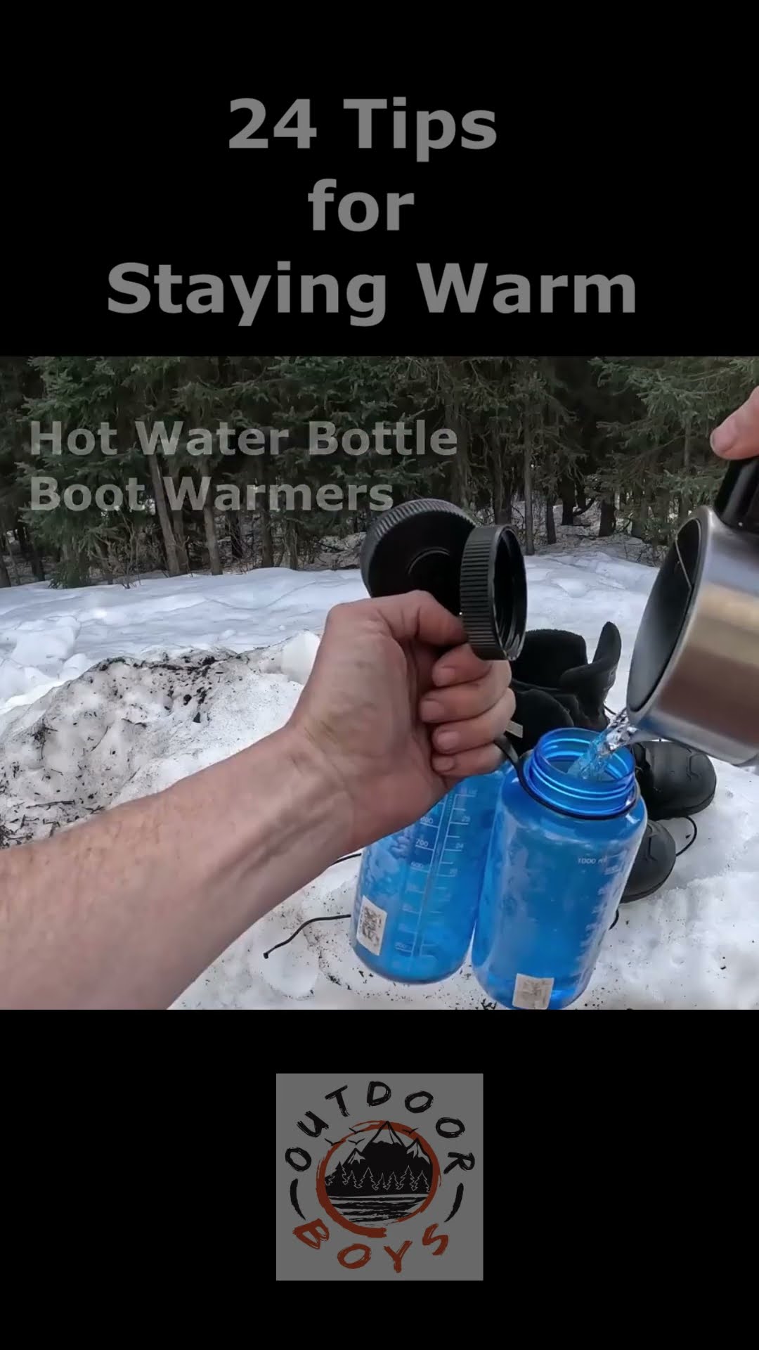 How to Keep your Boots Warm Winter Camping #camping