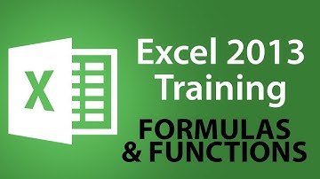 Microsoft Excel 2013 Training -- Date and Time Function - Excel Training Tutorial