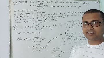 Signals and Systems Basics-42|Chapter1|Solution of 1.18 of Oppenheim|Linear|Stable|Time Invariant