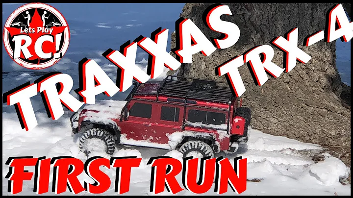 Traxxas TRX-4 Defender First Run Winter Adventure / Lets Play RC!