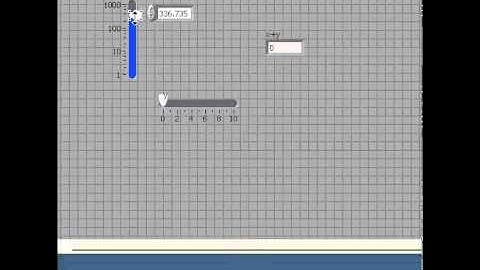 LabVIEW Tips: Set logarithmic mapping for a pointer slide control