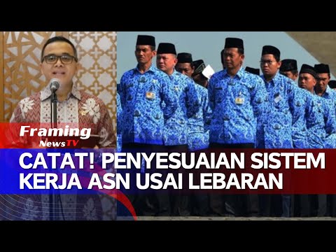 Konferensi Pers Kementerian PANRB Terkait Penyesuaian Sistem Kerja ASN Usai Lebaran