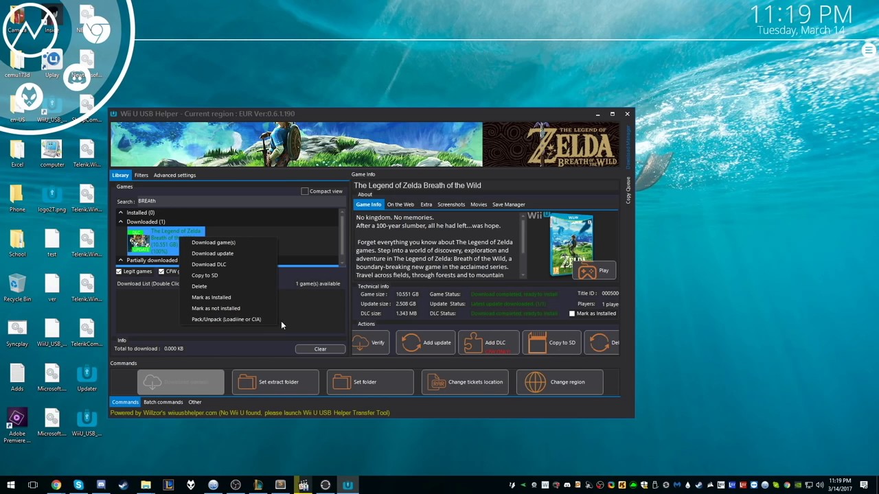 The Legend of Zelda: Breath of the Wild Windows 11/10 Theme