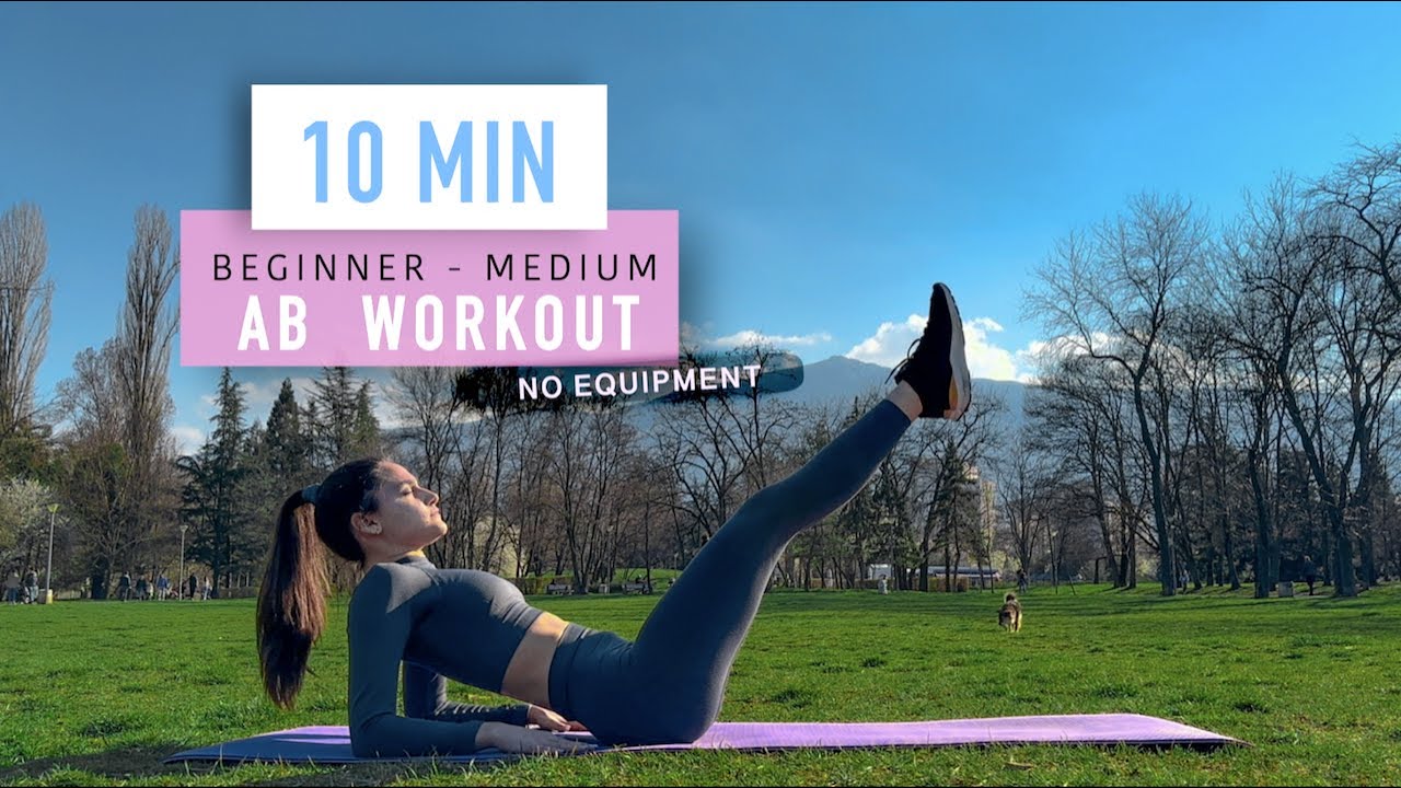 10 MIN AB WORKOUT - Beginner to Medium level - NO equipment / ELITA ...