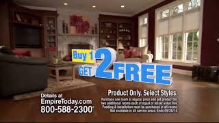Empire Today Buy 1 Get 2 Free Sale Flooring Commercial 2014 V2