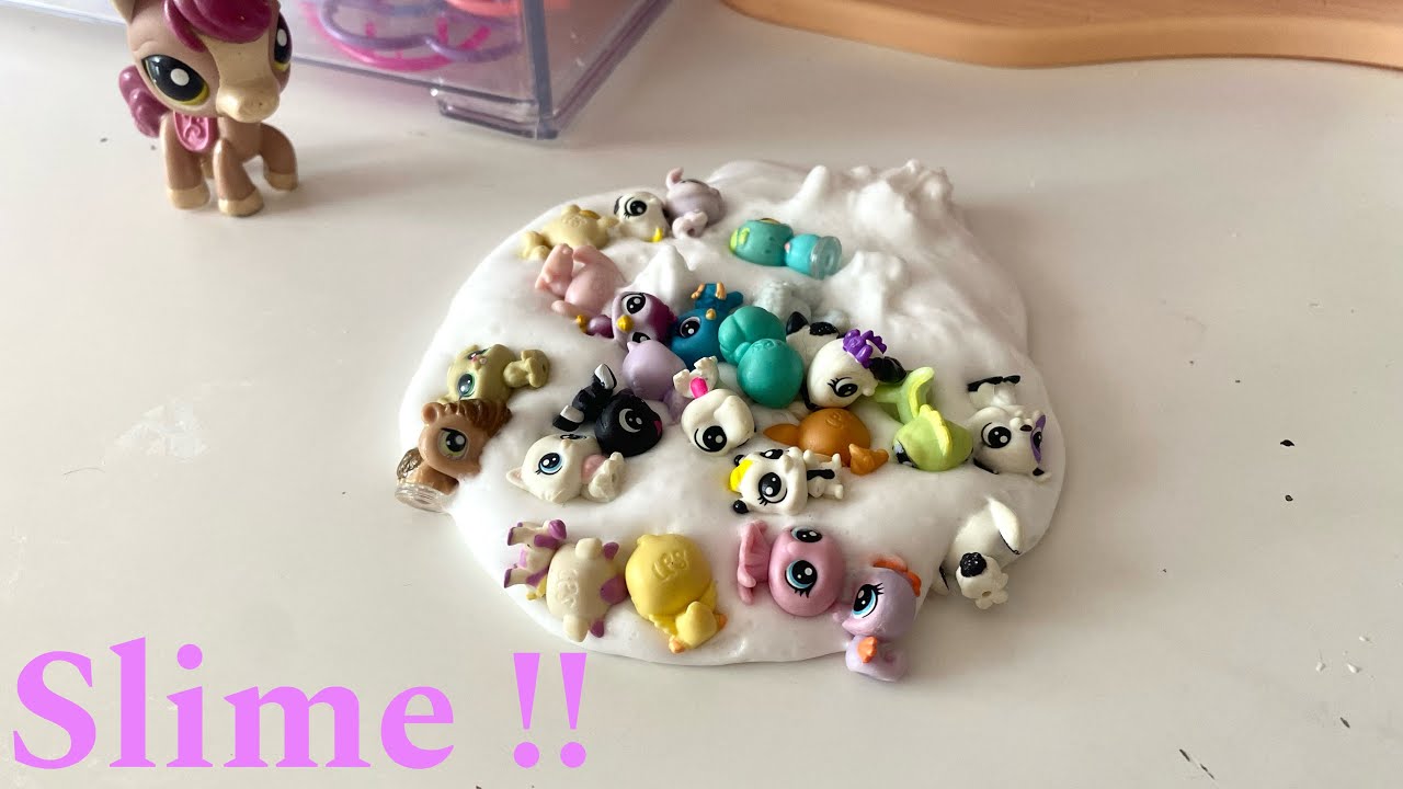 LPS Miniş Slimeı Kağıttan Ne Çıkarsa Slime ! - YouTube