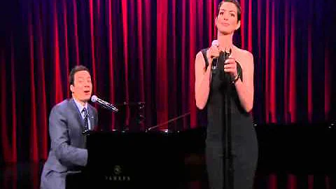 Jimmy Fallon and Ann Hathaway broadway version in da club