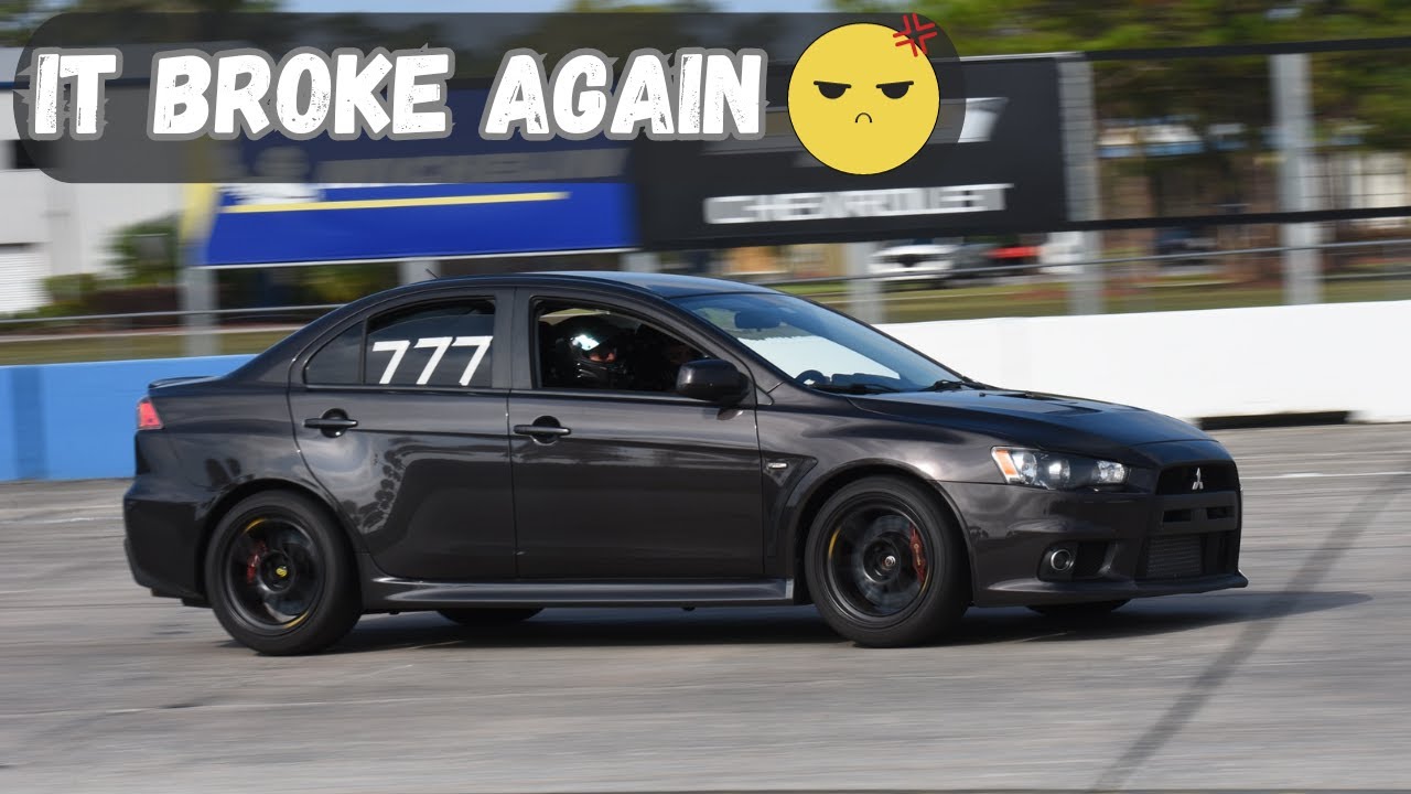 Evo X track car problems...more turbo issues!! YouTube