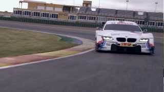 2012 BMW M3 DTM race cars on the track