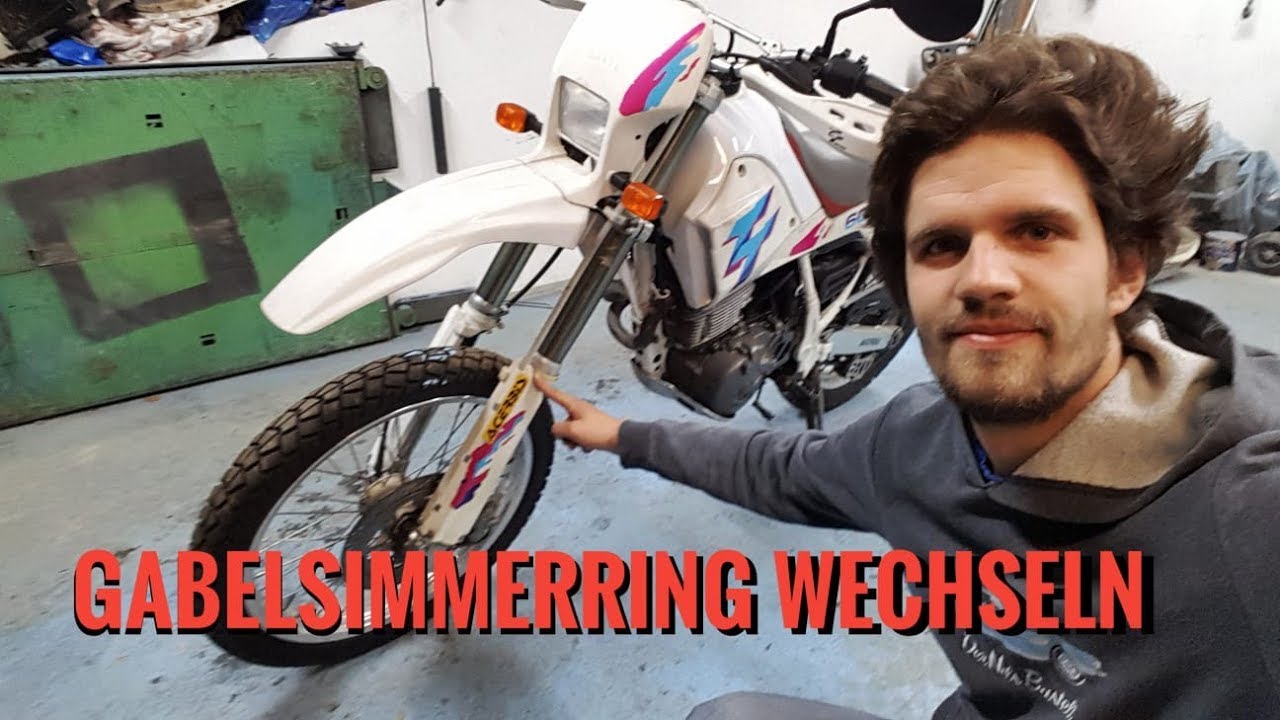 DIY Motorrad Gabelsimmerring wechseln, Yamaha TT600