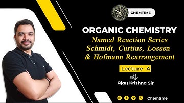 Hofmann Rearrangement & Curtius Reaction | Named Reaction Series| Lecture - 4 | CSIR-NET | GATE |