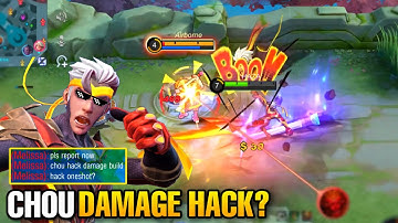 HAZA DAMAGE HACK 😱 FOR CHOU ONESHOT (PLEASE TRY)