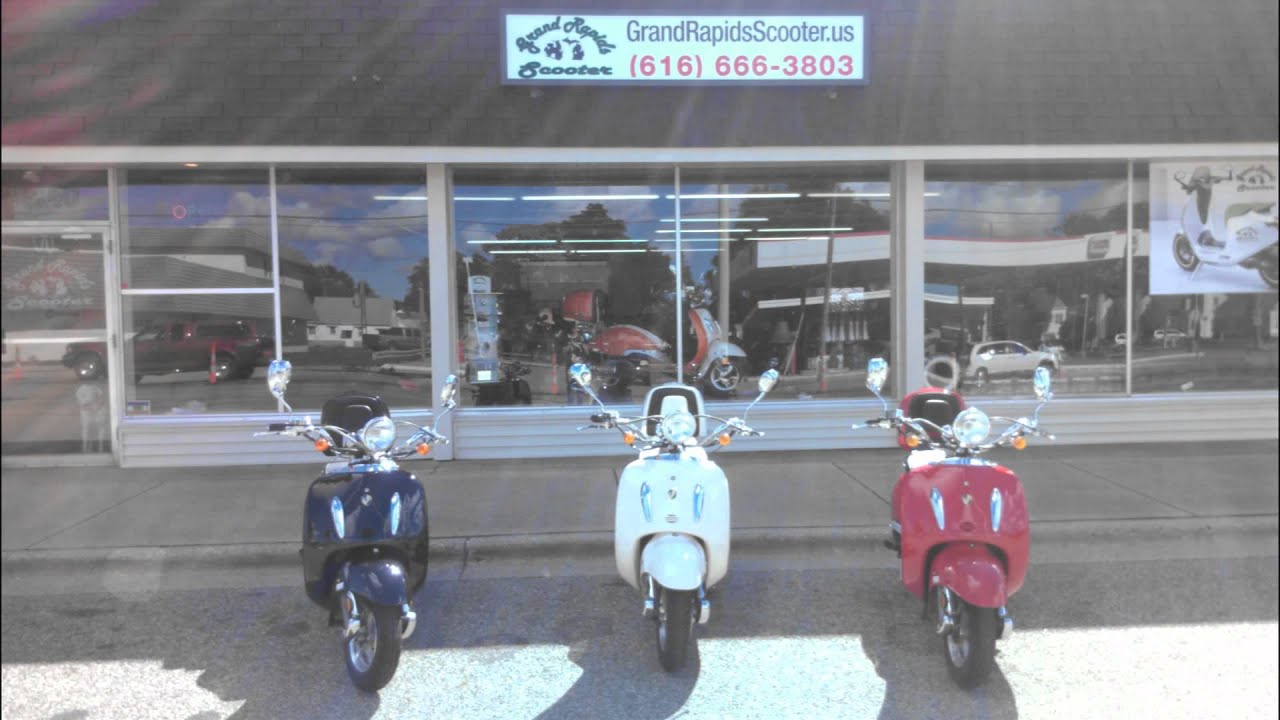Grand Rapids Scooter Motorino Amore Znen Mopeds in Michigan YouTube
