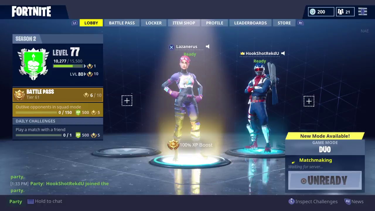 FORTNITE BATTLE ROYALE NEW CROSSBOW TOMORROW  Level 76