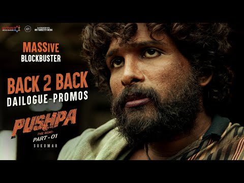 Pushpa Dialogue Promos | Back 2 Back | Allu Arjun | Rashmika | Fahadh Faasil | Sukumar | DSP