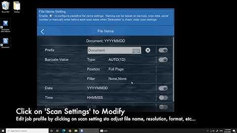 How to configure existing job buttons/job profiles on Plustek eConnector Utility Application?