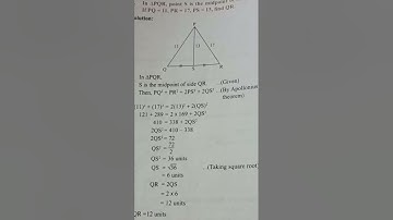 Class 10 || Apollonius Theorem || #learn || Ideal Classes