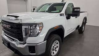 2022 GMC SIERRA 2500 PRO REGULAR CAB LONGBOX GASSER WHITE  4K WALKAROUND 13978Z SOLD!