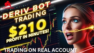 Deriv Bot Trading: $210 Profit in 20 Minutes! 🔥 | Automated Trading Success 🚀
