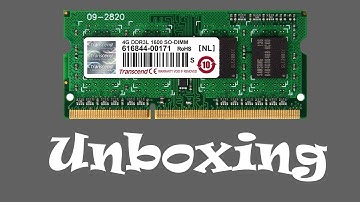 Transcend 4GB DDR3L 1600 MHz Laptop RAM Unboxing