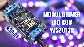 Cara Memprogram LED Strip WS2812B menggunakan ESP-01 Arduino | @PCBWay