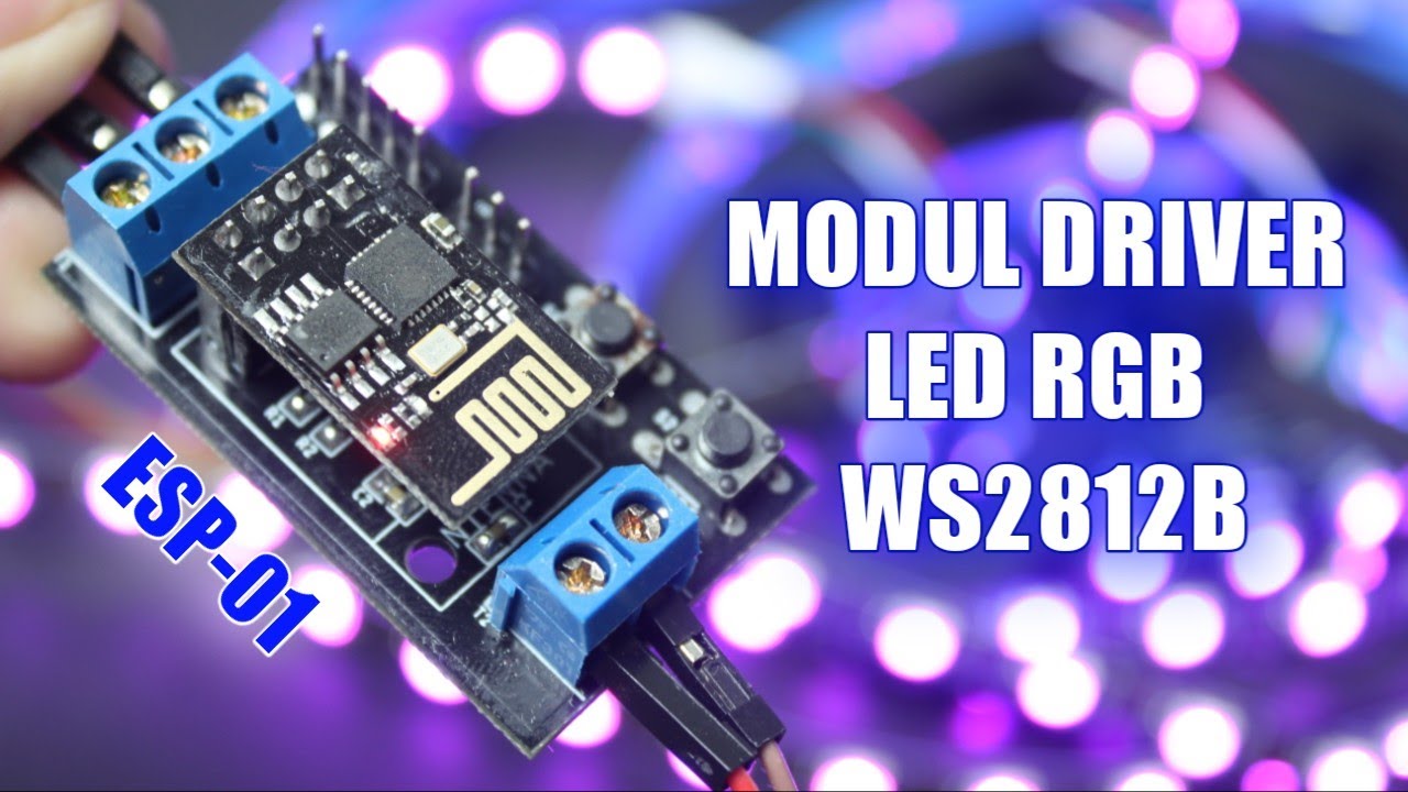 Cara Memprogram LED Strip WS2812B menggunakan ESP-01 Arduino | @PCBWay ...