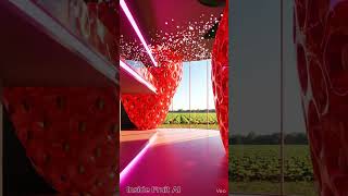 The Secret Inside a Strawberry? 🍓💎 #Shorts #StrawberryDesign #QuantumArchitecture