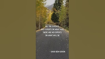 all the experts are experts on what was  there are no experts on what will be #growthmindsetquotes