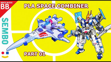 PLA Space Combiner Sembo 203372 ⚡️ How to make Robot LEGO Transformers Combiner speed build tutorial