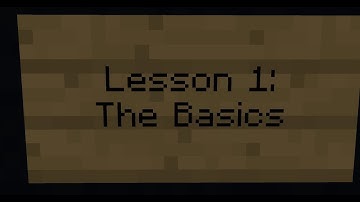Minecraft Redstone Lesson 1: The Basics