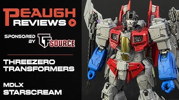 Video Review: Threezero Transformers - MDLX STARSCREAM