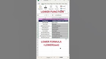 #lower #excel #exceltips #viral #shorts #viralvideo #reels #microsoft #excelformula #excelshortcuts