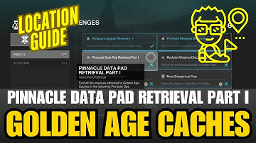 ALL GOLDEN AGE CACHES in Pinnacle - Week 1 - "Pinnacle Data Pad Retrieval Part I" [Destiny 2]