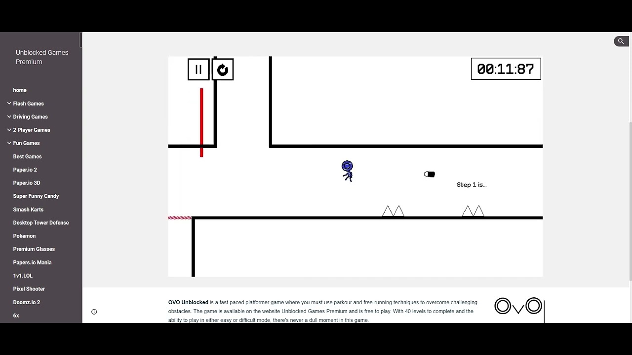 OVO game ( How to beat level 33 ) YouTube