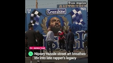 Fans Remember Nipsey Hussle Through Street Art on His 34th Birthday