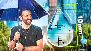 Por que CHUVA é medida em MILÍMETROS?