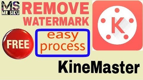 How to remove watermark in KineMaster permanently 2018 | Hindi