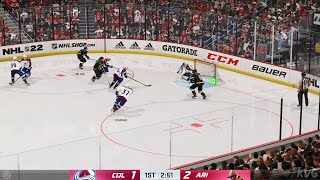 NHL 22 - Colorado Avalanche vs Arizona Coyotes - Gameplay (PS5 UHD) [4K60FPS]