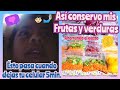 #vlog así conservo mis frutas y verduras🍓❄️|| mi hijo les mando un mensaje 🧒🏻💙 #despensasemanal