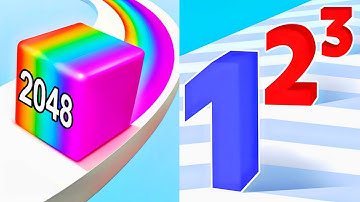 Number Merge vs Jelly Run 2048 - MAX LEVEL Gameplay Walkthrough Part 2 (Android, iOS) NEW UPDATE