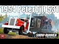 SnowRunner: 1954 PETERBILT 351! HEAVY HAUL TEST!