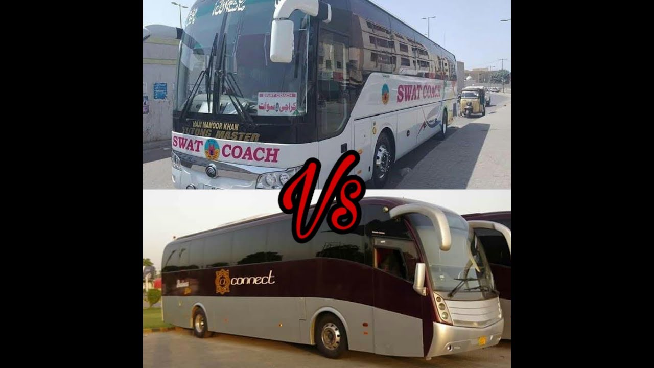Swat Coach  Vs  Q Connect and many other buses